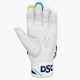 DSC Rage Cricket Batting Gloves (Green/Blue)