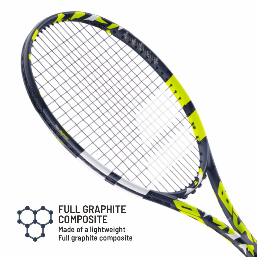 Babolat Boost Aero Tennis Racquet - 260 g - Grey Yellow White