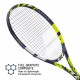 Babolat Boost Aero Tennis Racquet - 260 g - Grey Yellow White