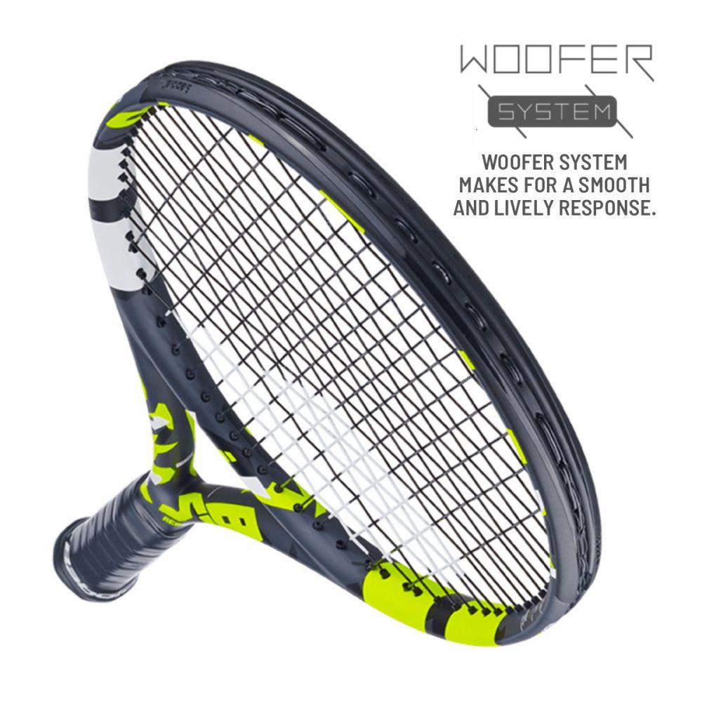 Babolat Boost Aero Tennis Racquet - 260 g - Grey Yellow White