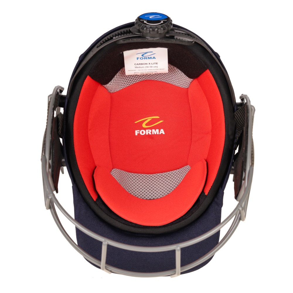 Forma Carbon X Lite Mild Steel Cricket Helmet -Navy Blue