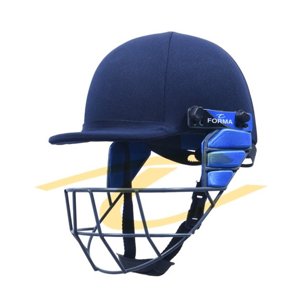 Forma Elite Pro Plus Stainless Steel Cricket Helmet -Navy blue