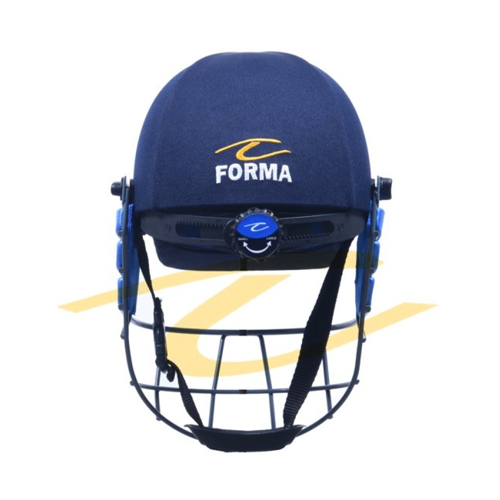 Forma Elite Pro Plus Stainless Steel Cricket Helmet -Navy blue