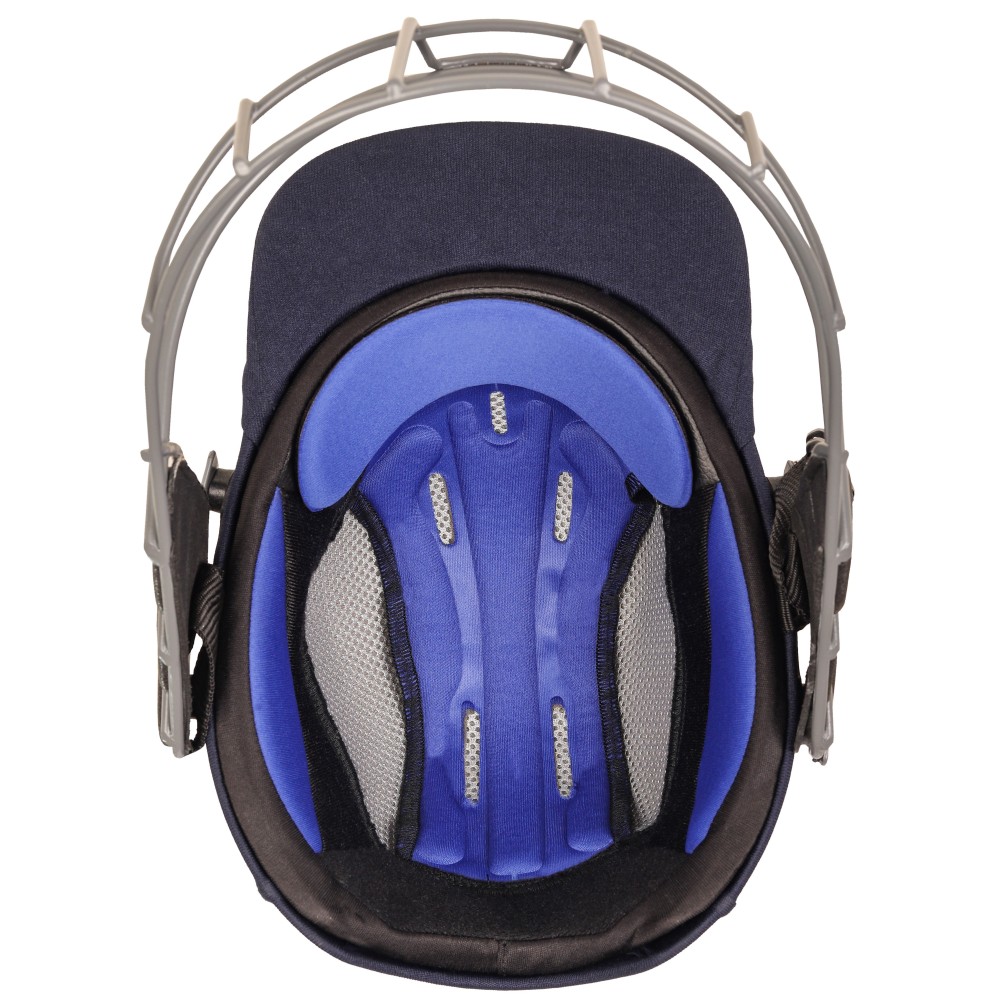 Forma Wicket Keeping Mild Steel Cricket Helmet -Navy Blue 