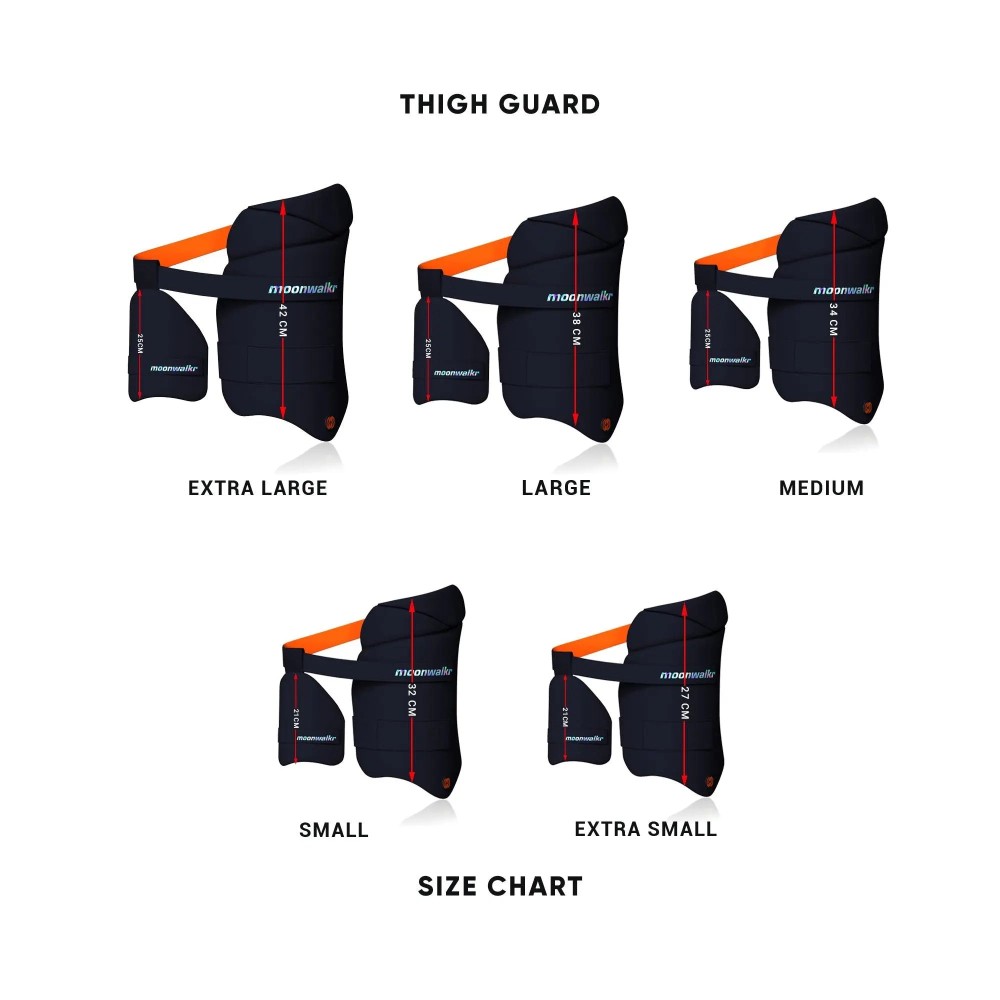 Moonwalkr 2.0 Blue Cricket Thigh Guard