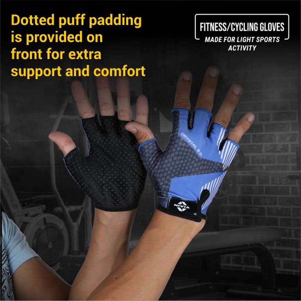 Nivia Crystal 2.0 Gym Gloves Nivia Crystal 2.0 Gym Gloves