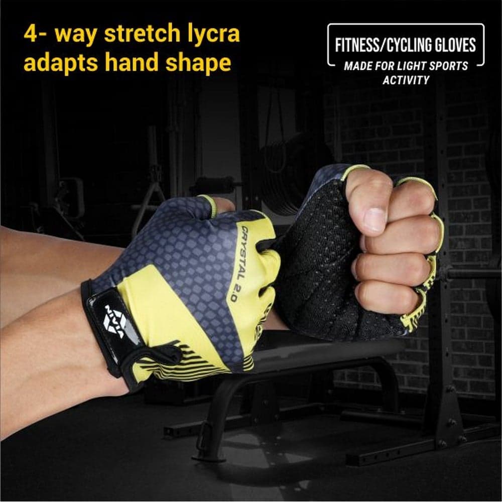 Nivia Crystal 2.0 Gym Gloves Nivia Crystal 2.0 Gym Gloves