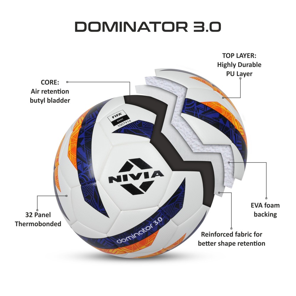 Nivia Dominator 3.0 Football Nivia Dominator 3.0 Football