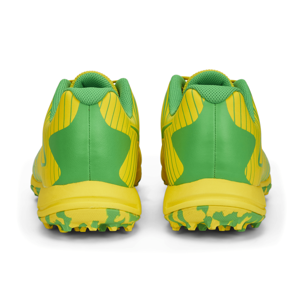 Puma 22 FH Rubber Unisex Cricket Shoes - Vibrant Yellow-PUMA Green
