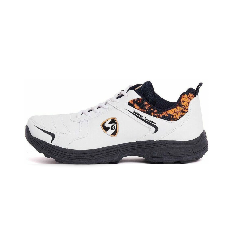 SG Savage Stud Shoe: Dynamic Navy Blue & Vibrant Orange Cricket Footwear SG Savage Stud Shoe: Dynamic Navy Blue & Vibrant Orange Cricket Footwear