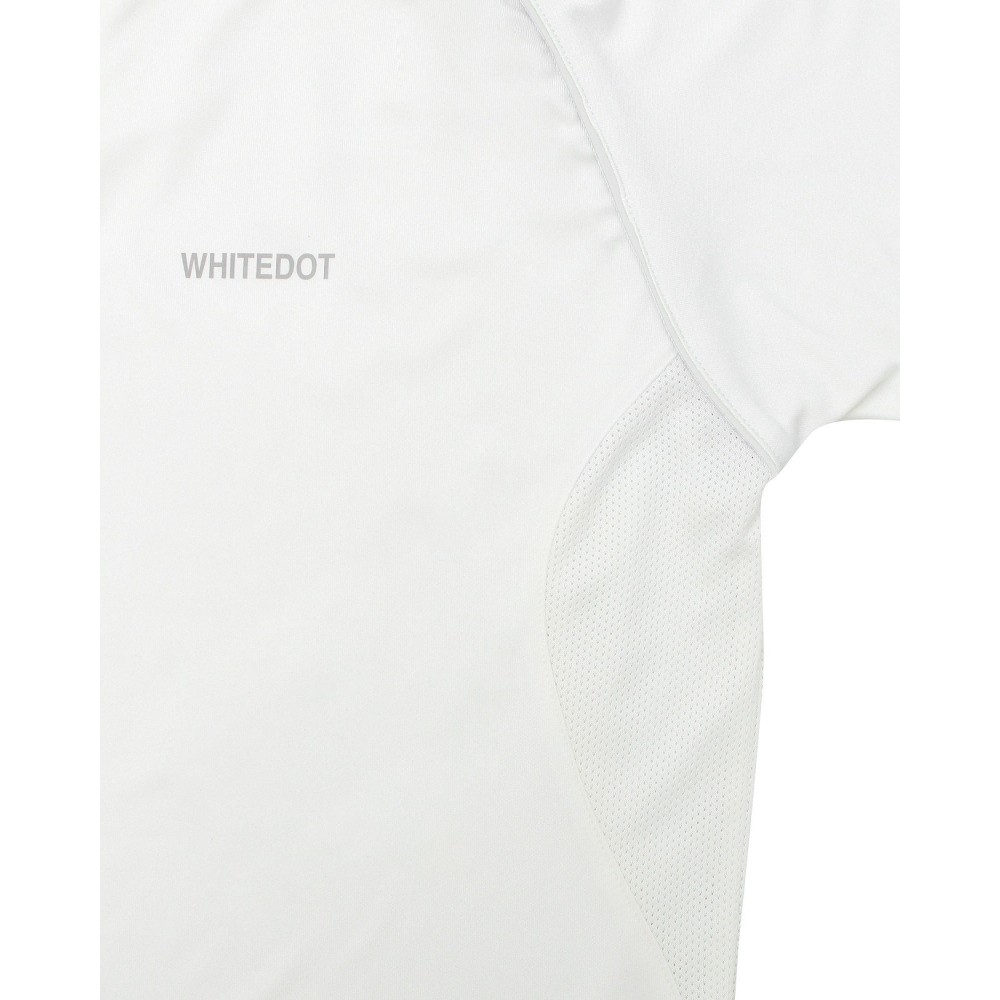 Whitedot Omega Dri-FIT Cricket White Polo T-Shirt