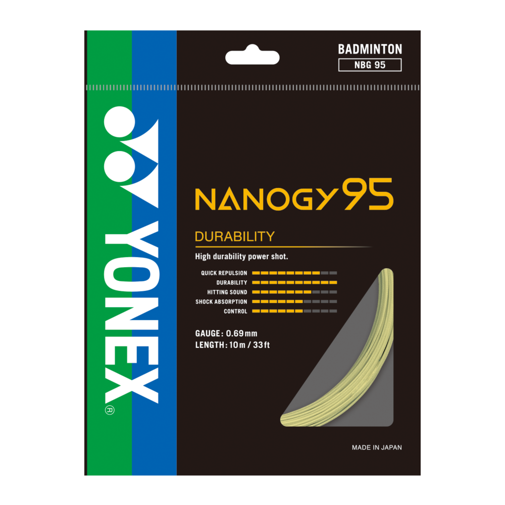 Yonex Nanogy 95 Badminton String - 0.69mm Yonex Nanogy 95 Badminton String - 0.69mm