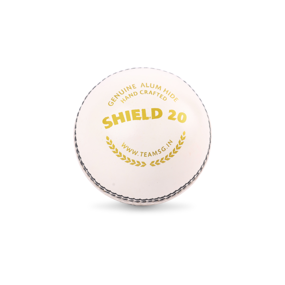SG Shield 20 White Cricket Leather Ball SG Shield 20 White Cricket Leather Ball
