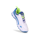 SG CLUB 6.0 Cricket Shoe: Classic White with Royal Blue and Lime Accents for Style and Performance
