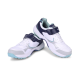 SG ARMOUR STUD Cricket Shoes in White/Navy/Teal â€“ Your Ultimate Cricket Companion
