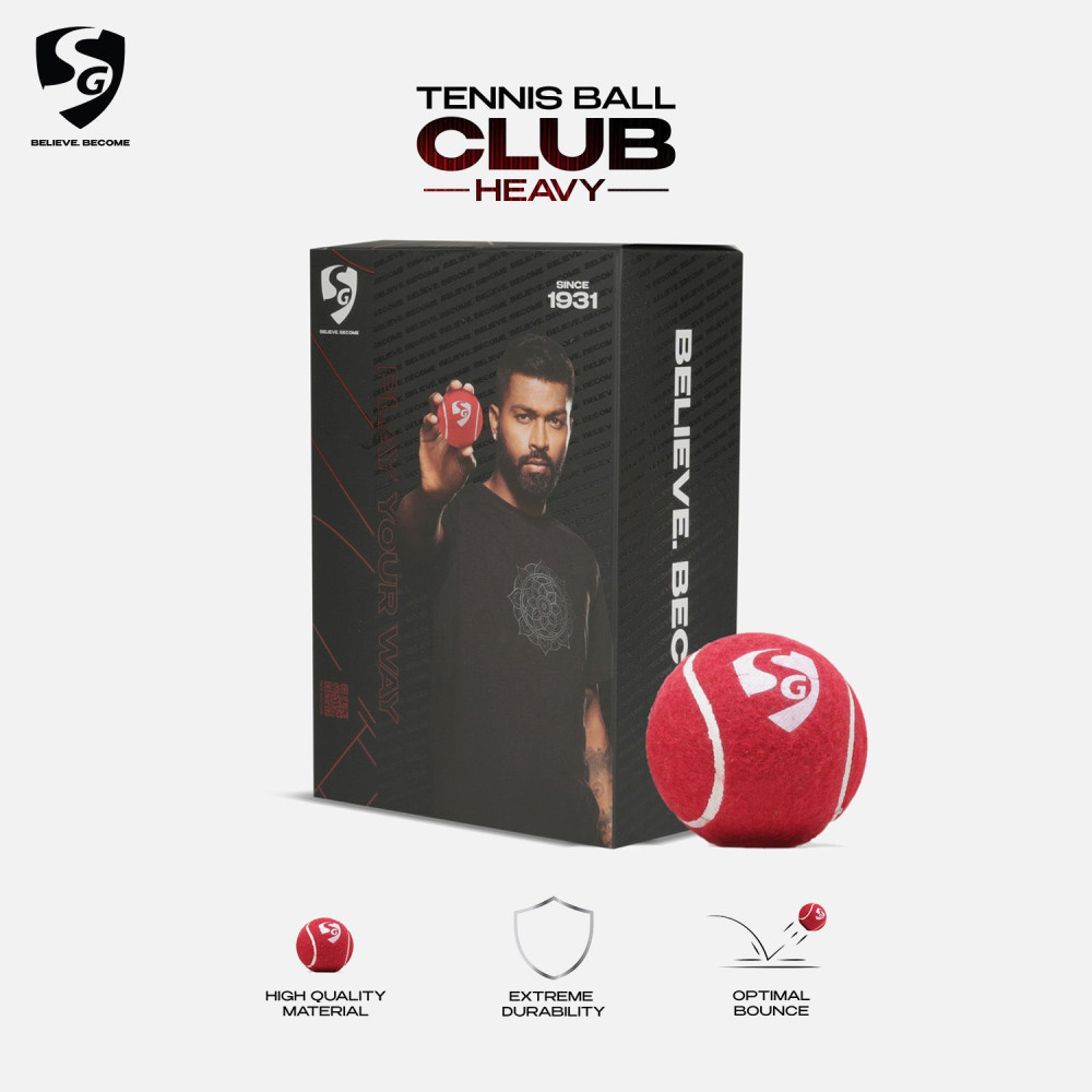 SG CLUB Heavy Cricket Balls (PACK OF 6) SG CLUB Heavy Cricket Balls (PACK OF 6)