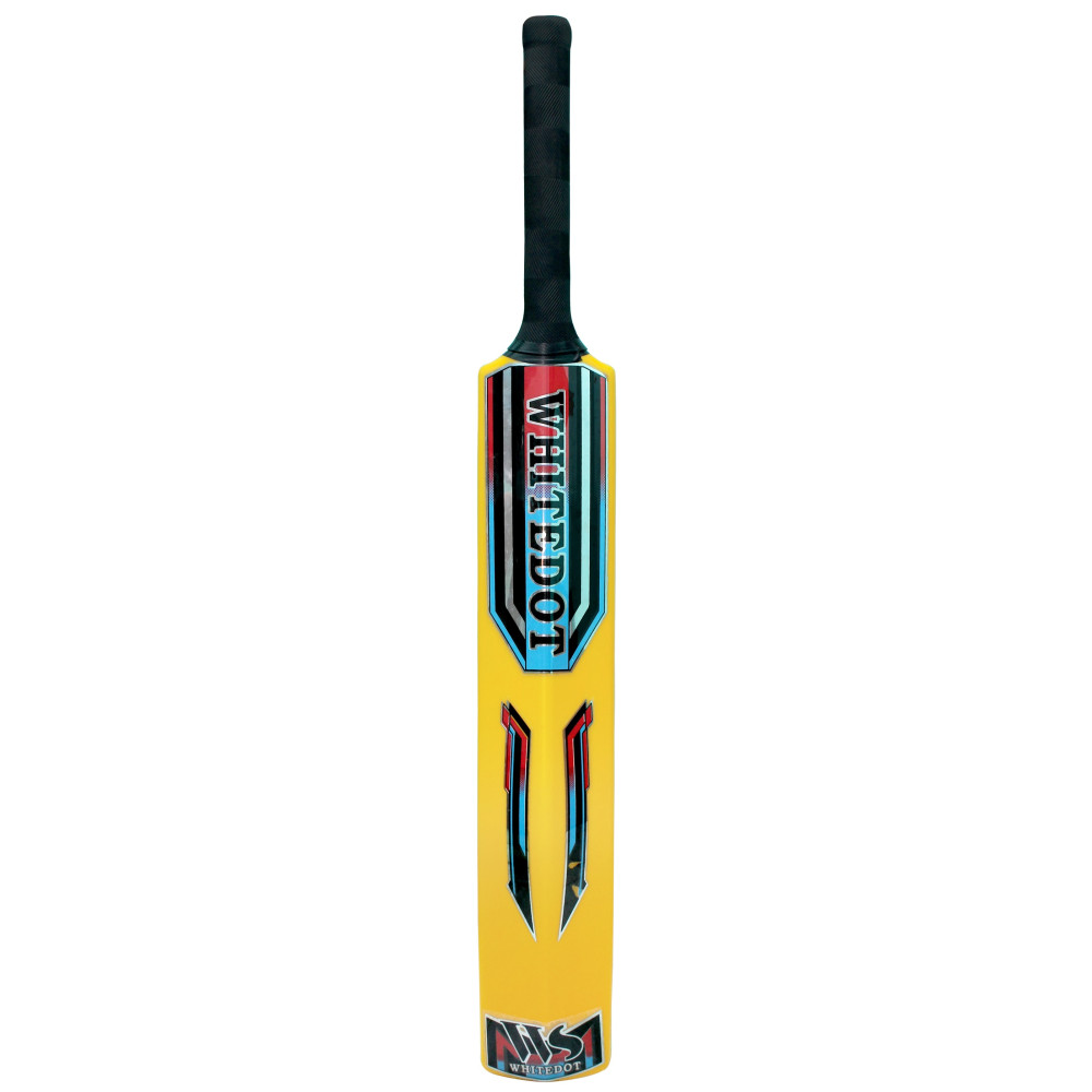 Capital Yellow Heavy Duty Plastic Cricket Bat for Heavy and Light Tennis Ball