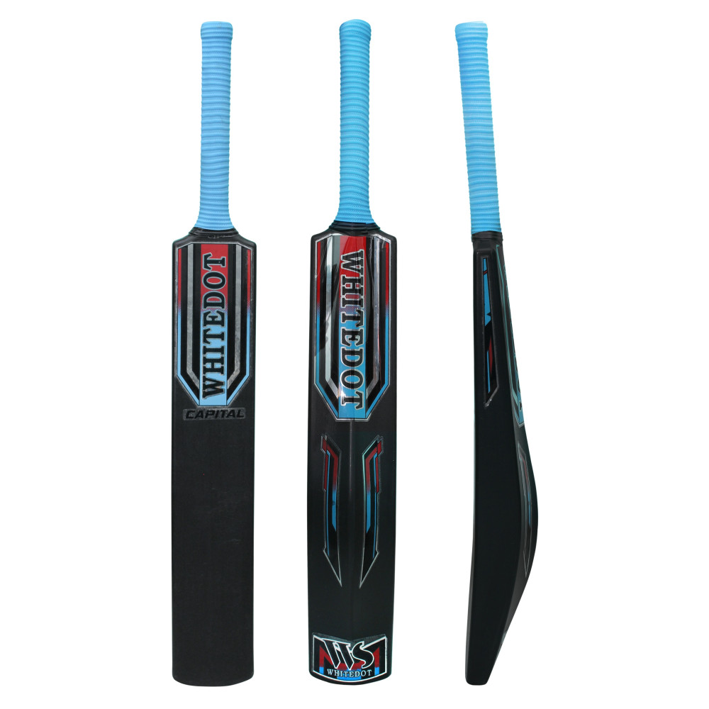 Capital Heavy Duty Plastic Cricket Bat for Heavy and Light Tennis Ball