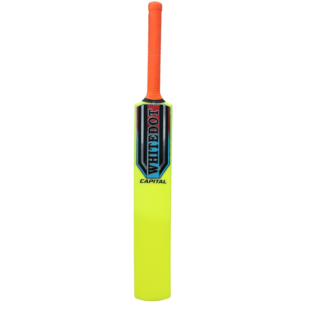 Capital Neon Heavy Duty Plastic Cricket Bat for Heavy and Light Tennis Ball Capital Neon Heavy Duty Plastic Cricket Bat for Heavy and Light Tennis Ball