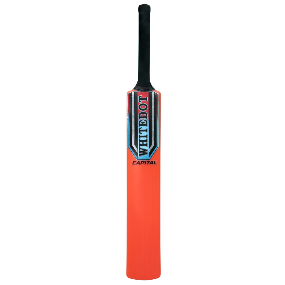Capital Orange Heavy Duty Plastic Cricket Bat for Heavy and Light Tennis Ball Capital Orange Heavy Duty Plastic Cricket Bat for Heavy and Light Tennis Ball