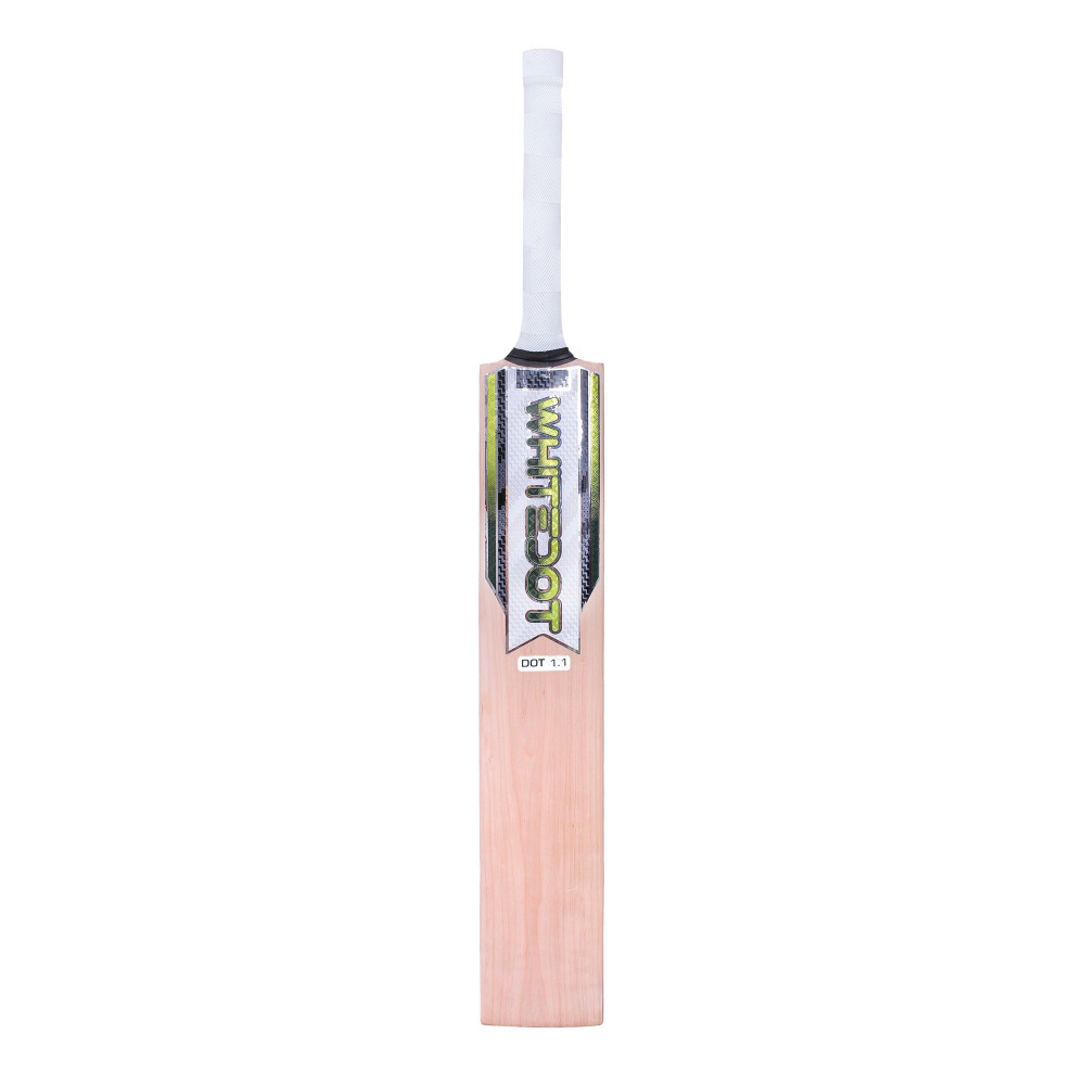 Dot 1.1 Double Blade Scoop Kashmir Willow Bat - For Heavy and Light Tennis Ball - Weight Approx. 1000-1100 Gram Dot 1.1 Double Blade Scoop Kashmir Willow Bat - For Heavy and Light Tennis Ball - Weight Approx. 1000-1100 Gram